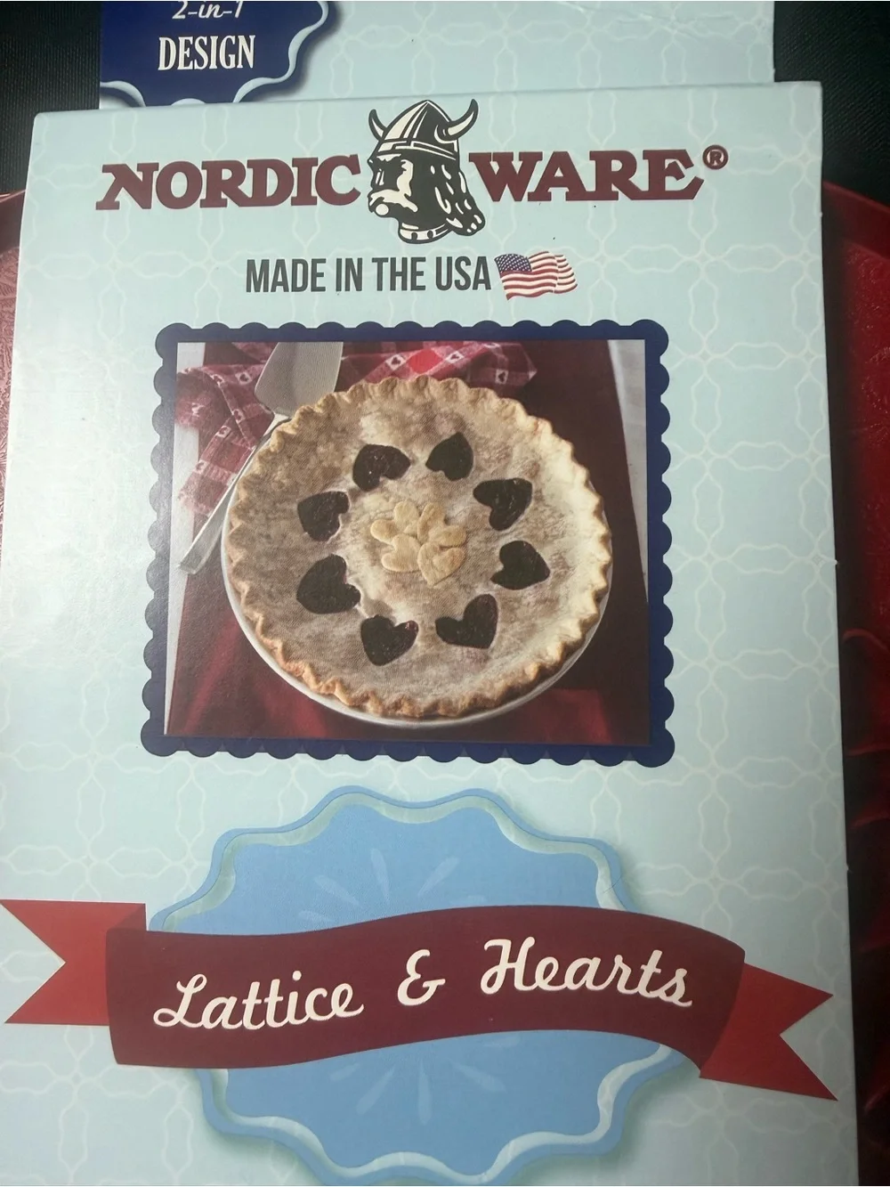 Nordic Ware Lattice and Hearts 12